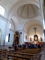 Interior. Cúpula y presbiterio.