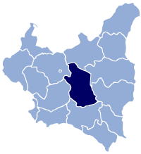 Люблінське воєводство на карті Другої Речі Посполитої