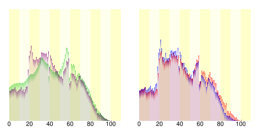 国分寺市人口分布圖