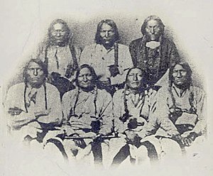 Portrait of Black Kettle or Moke-Tao-To? and Delegation Of Cheyenne and Arapaho Chiefs 28 SEP 1864.jpg