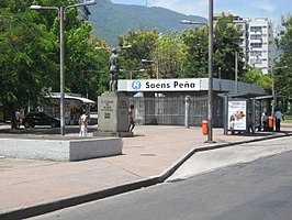 Praça Saens Peña, een belangrijk commercieel centrum in Tijuca