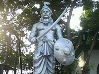 Puli Thevar Statue in his Nerkattumseval Palace 2013-08-12 06-35.jpeg