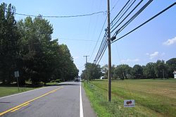 Along westbound CR 526