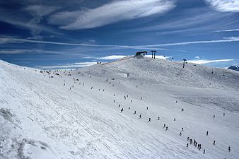 27/02: Pista d'esquí a l'estació de Rastkogel a Zillertal (Estat del Tirol, Àustria).