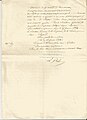 Reconstituted birth certificate (verso)