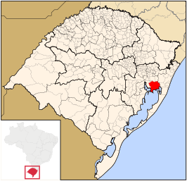 Kaart van Viamão