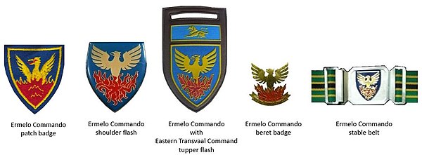 SADF era Ermelo Commando insignia