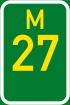 Metropolitan route M27 shield