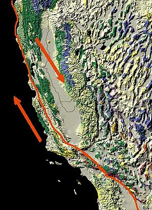 USGS diagram of San Andreas Fault