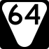 State Route 64 secondary marker