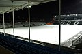 Das schneebedeckte Stadion im Januar 2008