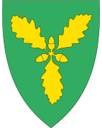 Coat of arms of Songdalen Municipality (1985-2019)