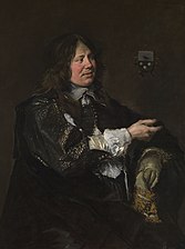 Porträtt av Stephan Geraedts, Isabella Coymans man av Frans Hals, 1650-1652.