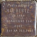 Stolperstein für Max Hertz (Görresstraße 15)
