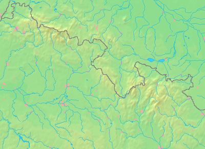 Location map Sudeten