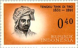 Teungku Chik di Tiro 1961 Indonesia stamp.jpg