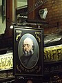 The pub sign showing Lord Salisbury