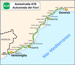 Tracciato A10.svg