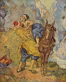 Vincent van Gogh, 1890. Kroller-Muller Museum. The Good Samaritan (after Delacroix). Vincent Willem van Gogh 022.jpg