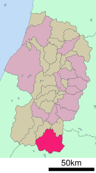 Yonezawa – Mappa