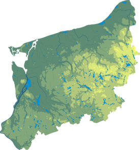 Isla [de] Wolin ubicada en Voivodato de Pomerania Occidental