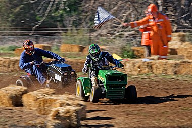 Lawn mower racing