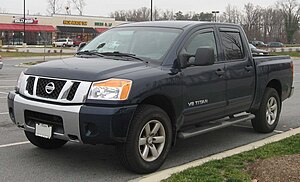 2008 Nissan Titan photographed in USA.