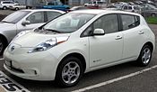 El Nissan Leaf es el automóvil eléctrico apto para carretera más vendido en el mundo[71]​
