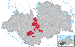 Amt Ludwigslust-Land – Mappa