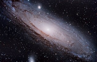 Andromeeda galaktika ehk M31. Pildistatud 10. septembril ja 1. oktoobril Tõrvast