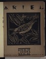 Capa da Ariel - Revista de Cultura Musical, março de 1924. Ilustração por Antônio Paim Vieira. Direção por Sá Pereira e Mário de Andrade.