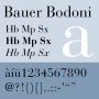 Miniatura per Bauer Bodoni