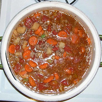 A nice beef stew for dinner.
