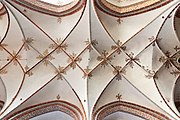 St. Katharinen, Brandenburg: Rippen aus kurzen Elementen, bemalt als lange Elemente
