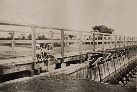 Ballarat spoorwegbrug in 1921