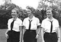 ポツダムの女性指導者のための学校でのドイツ女子同盟のメンバー(1935年5月)