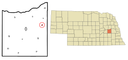 Location of Bruno, Nebraska