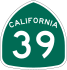Маркер State Route 39