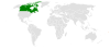 Location map for Canada and Samoa.