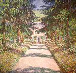 クロード・モネ 『The Main Path at Giverny（ジヴェルニーの主路）』(1900年)