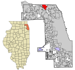 Cook County Illinois incorporated and unincorporated areas Wheeling highlighted.svg
