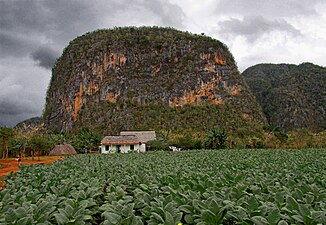 Ur mogote (run razek) e traoñienn Viñales