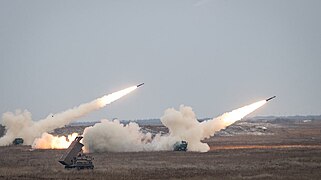 Exercices de tirs de HIMARS en février 2023, exercice Royal Eagle.