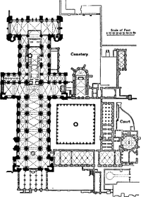 Floor plan EB 1911 Plan of Durham Cathedral.png