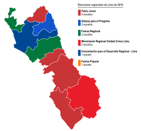 Elecciones regionales de Lima de 2018