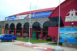 Fachadas del estadio.