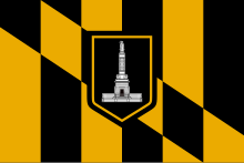 Flag of Baltimore, Maryland Flag of Baltimore, Maryland.svg
