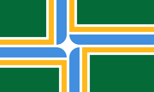 Fáìlì:Flag of Portland, Oregon.svg