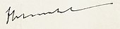 signature de Franz Schnabel