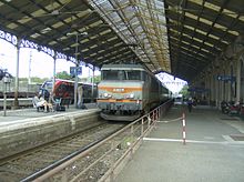 La marquise de la gare de Carcassonne.